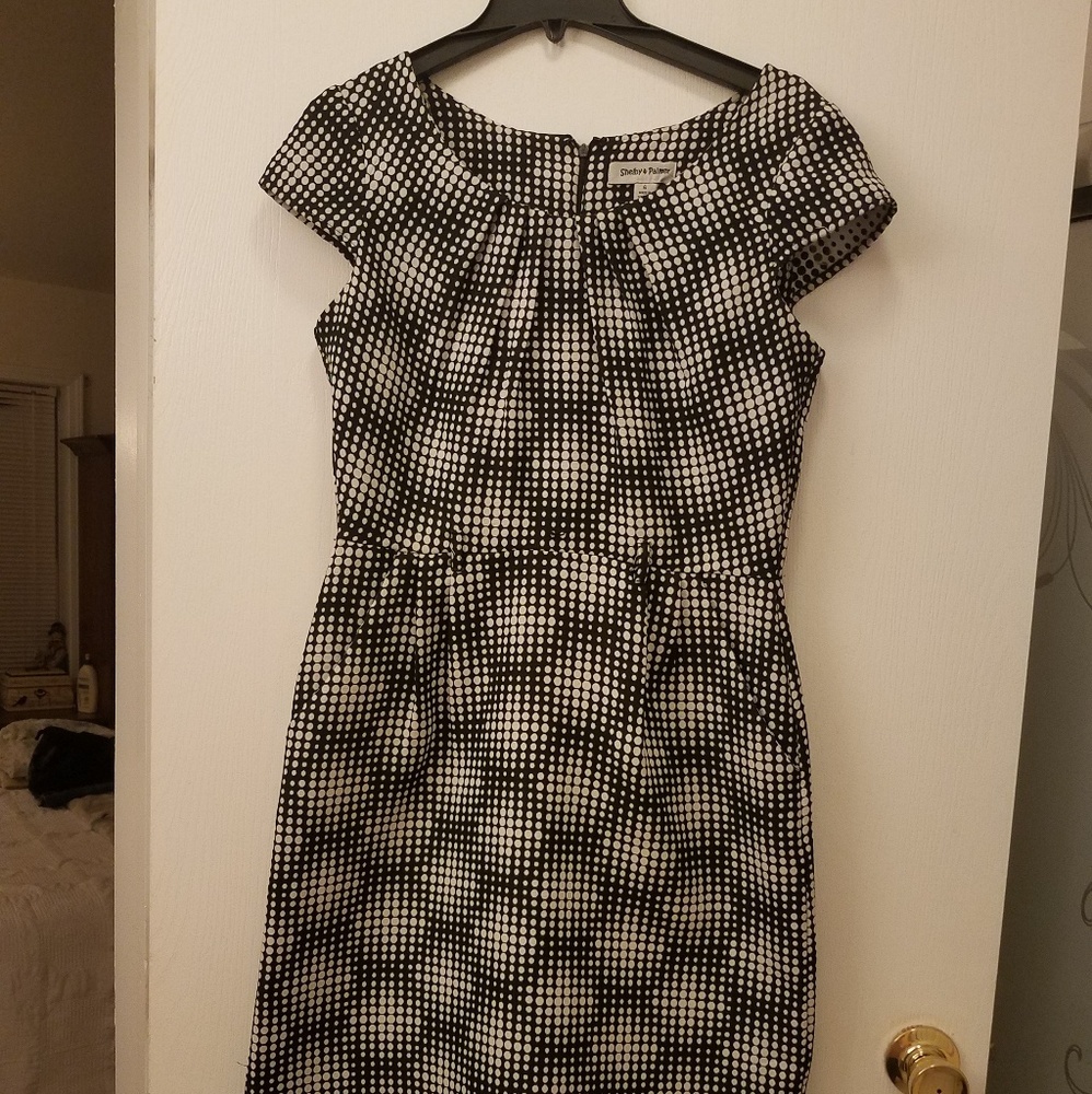 Black and white dress